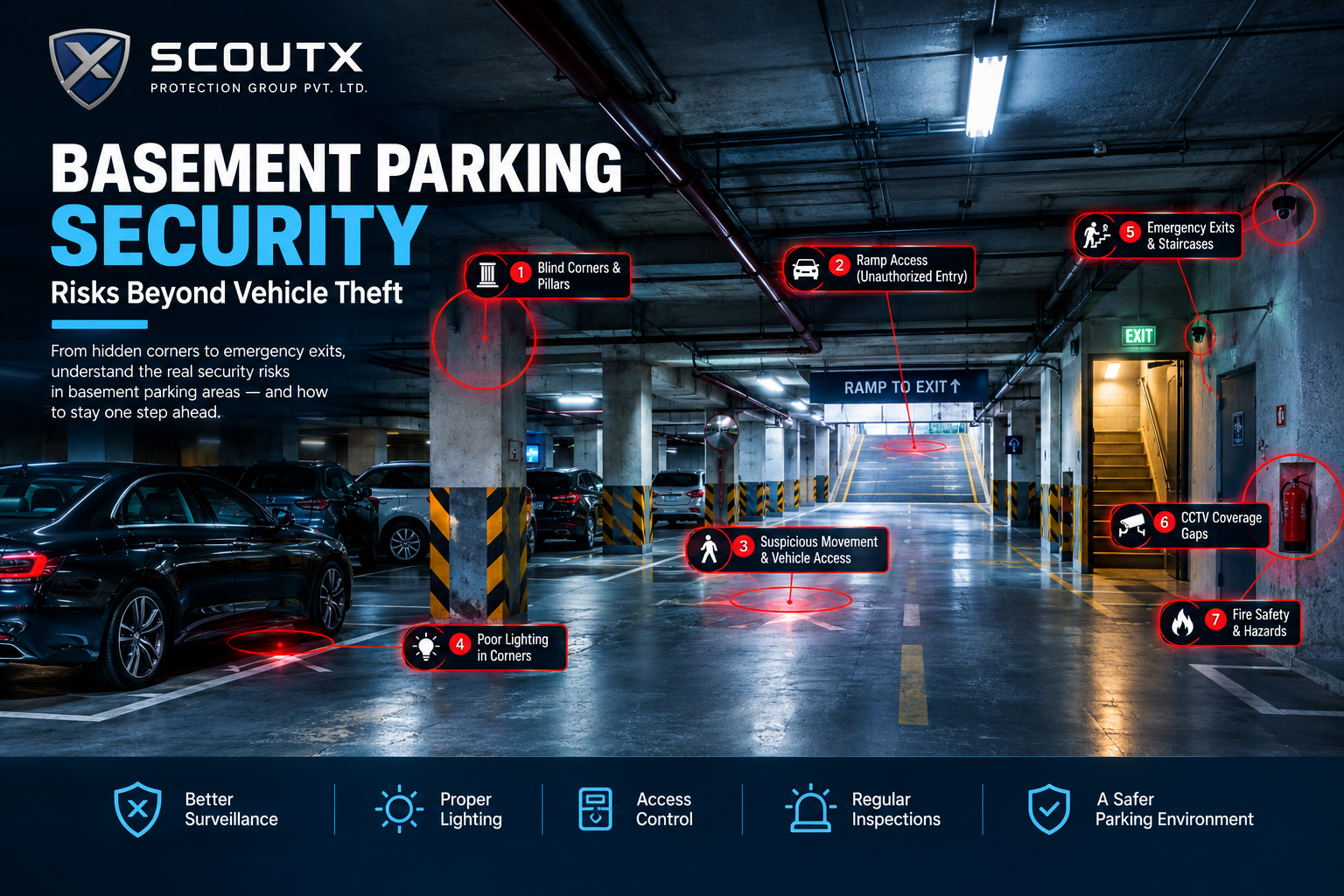 Basement Parking Security: Risks Beyond Vehicle Theft Basement Parking Security: Risks Beyond Vehicle Theft
